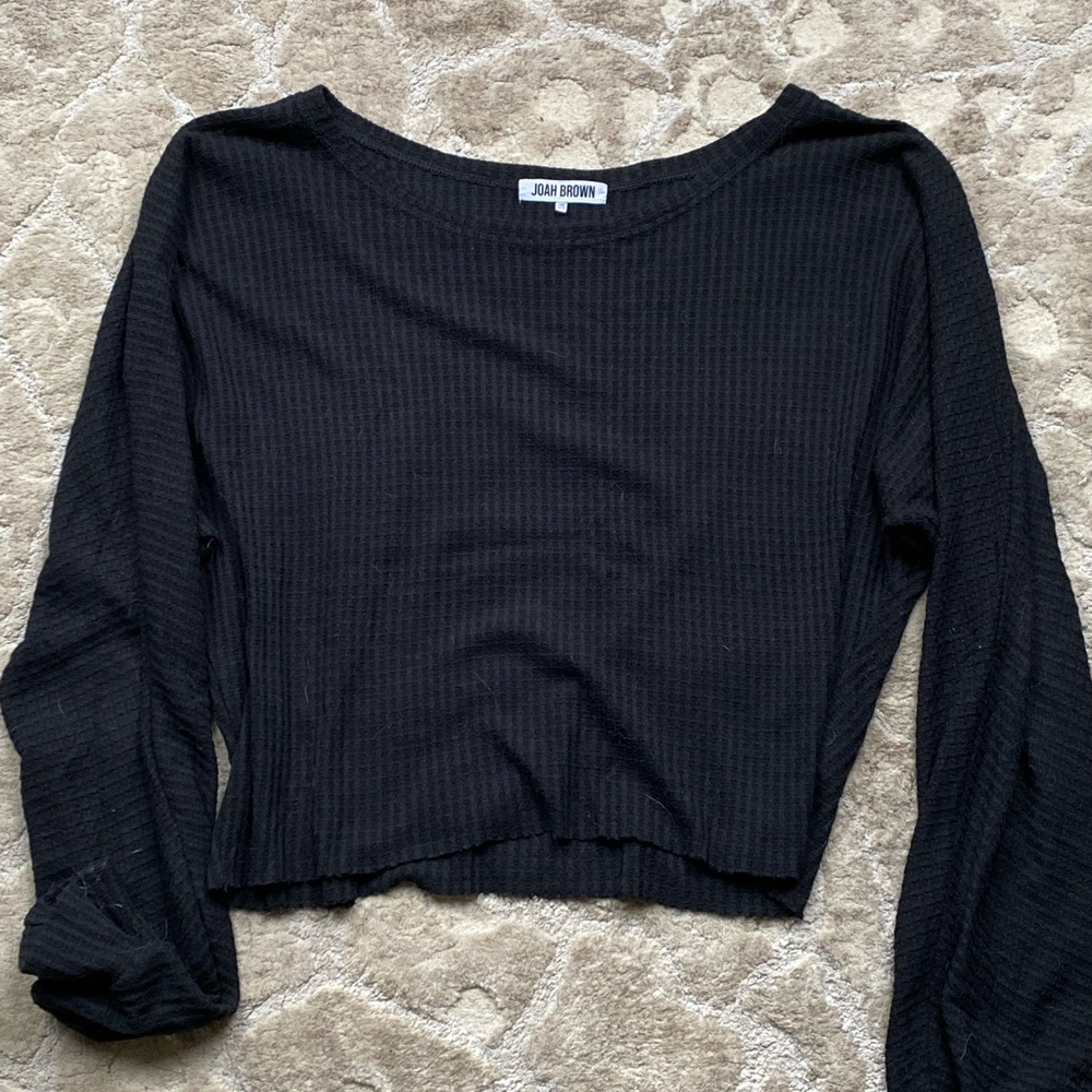 Joah Brown black long sleeve